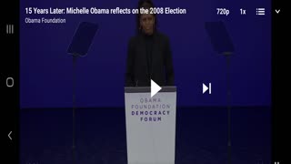 Michelle Obama is a man in a drag