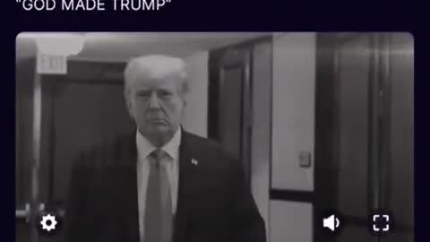 Biblical Times - Donald Trump has released a new video.