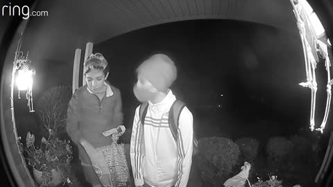 Take a Candy Leave a Candy, Act of Kindness Seen Via Ring Video Doorbell 2 | Ring TV