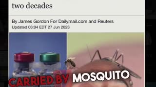 USA is reporting 5 people infected with malaria as potentially fatal disease by mosquitos! 🇺🇸