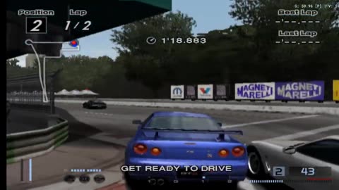 Gran Turismo 4 - Arcade Mode City Courses Race 1 Gameplay(AetherSX2)