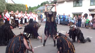 Beltane Border Morris - Black Fox - Church House Inn 16 Jun 23