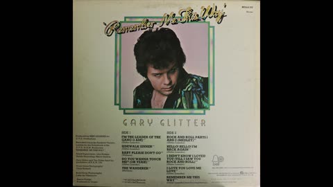 Gary Glitter - Remember Me This Way (1974) [Complete LP]