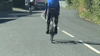 Road Hogging Cyclist