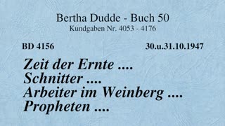 BD 4156 - ZEIT DER ERNTE .... SCHNITTER .... ARBEITER IM WEINBERG .... PROPHETEN ....