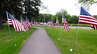 Local Memorial Day Flag Display