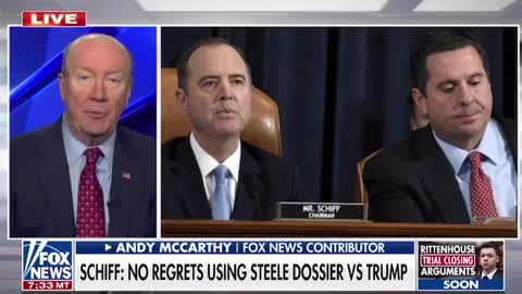 Fox News calls out Adam Schiff for standing behind the Steele Dossier