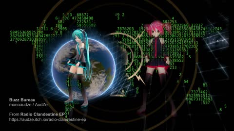 monoaudze / AudZe - Buzz Bureau PV (feat. Miku Hatsune and Teto Kasane, MMD)