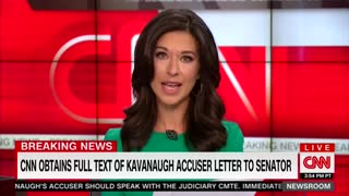 CNN read on-air Kavanaugh accuser's letter
