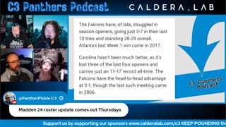 Could Brian Burns Miss Week 1 Against the Atlanta Falcons? | C3 Panthers Podcast