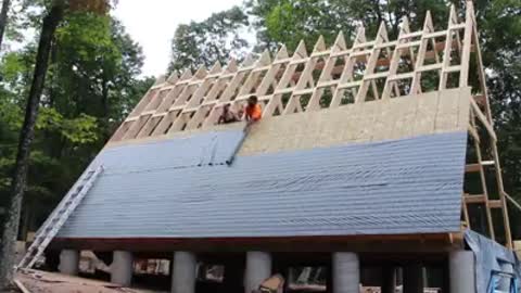 Sheathing The Roof | Building Our Own Home
