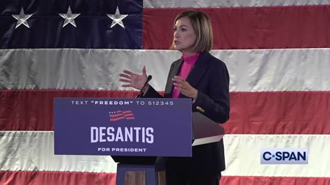 Iowa Governor Kim Reynolds Announced Endorsement of Republican Presidential Candidate Gov. DeSantis