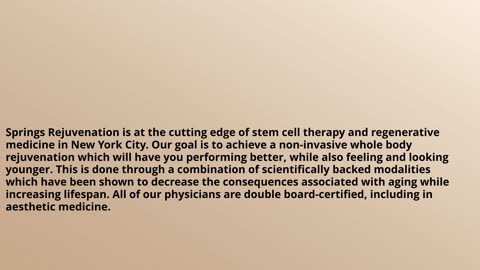 stem cell therapy new york