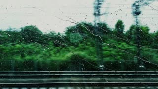 "1 Hour of Serene Train and Rain Sounds for Relaxation | Journeying by Train"