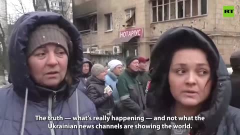 Mariupol residents: "The Ukrainian government bombed us"