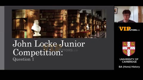 John Locke Junior Prize Question 1 - Video 3 (Part 1 of 5)