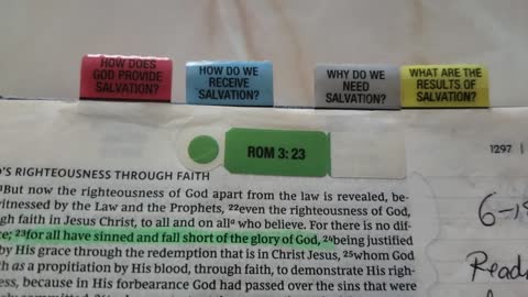 ROMANS ROAD BIBLE TABS