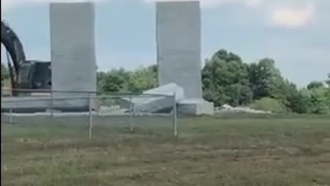 The Satanic Georgia Guidestones Are no More!!! Thank YOU GOD!!!