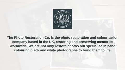 Excellent Photo Restoration Services