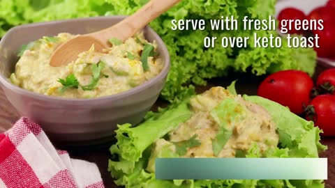 Keto Curry Spiked Tuna and Avocado Salad Part:1