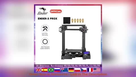❤️ Creality Ender-3 PRO 3D Printer Kits Ender-3 PROX 3d FDM Printers Set With Magnetic Build Plate