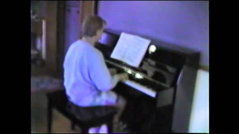 Bruce recital 2 and playing at home- 1988