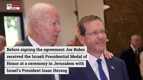 Cognitive decline'- Biden tries to 'shake hands with thin air' during Israel trip