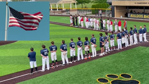 Lenawee vs Hillsdale High School Allstar Game - National Anthem