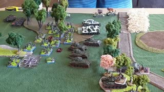 War Game Geek - Battle Report 7 - Mid War 100 Pts - Russian. vs German - FOW