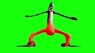 Angry Peperami Throwing a Tantrum | Green Screen