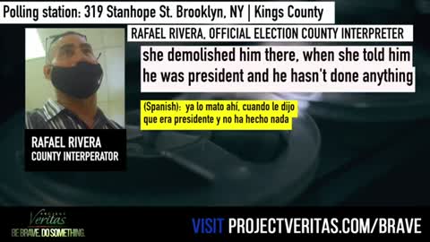 Project Veritas Exposes Illegal Electioneering in NYC's Mayoral Race