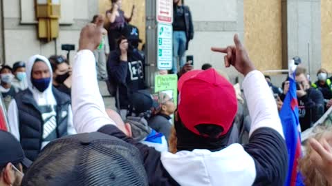 Chanting "FU$K ANTIFA" in D.C. at MILLION MAGA MARCH!