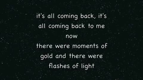 It's All Coming Back To Me Now By Celine Dion