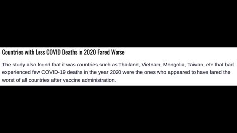 Increase In Deaths In 145 Countries After "Vaccination"