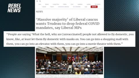 Trudeau's OWN PARTY wants him to drop federal COVID mandates — why is he