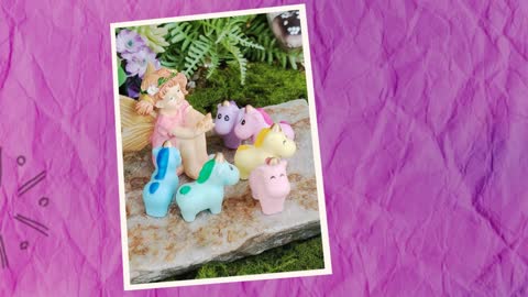 Teelie's Fairy Garden | Unicorns and Rainbows Miniature | Etsy Products