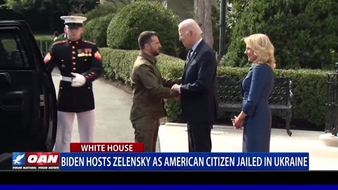 Biden Hosts Zelensky As American Citizen Jailed In Ukraine