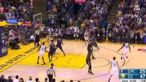 Steph Curry BURNS Seth Curry with Long 3 Pointer In His Face