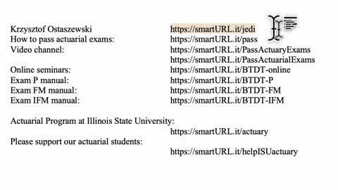 Exam FM exercise for June 17, 2022