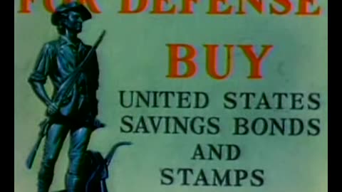 1942 - Bugs Bunny & Friends Call on Americans to Buy War Bonds