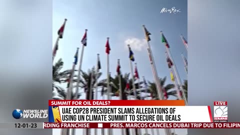 UAE COP28 president slams allegations of using U.N. climate summit to secure oil deals