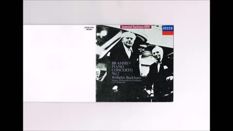 Brahms - Piano Concerto No.2 Backhaus Schuricht Wiener