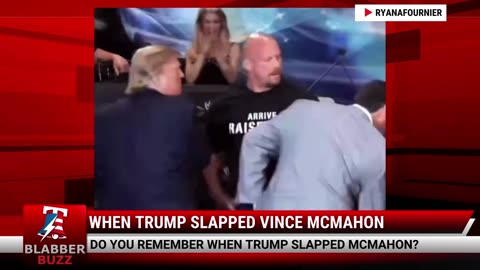 When Trump Slapped Vince McMahon