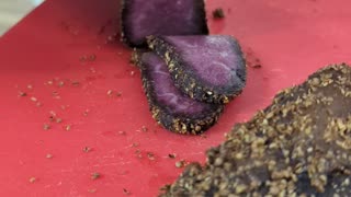 Slicing Slabs of Biltong