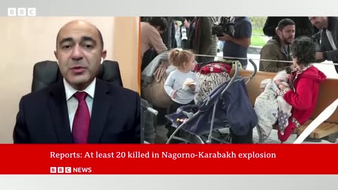 Azerbaijan: Fuel depot explosion kills 20 in Nagorno-Karabakh - BBC News