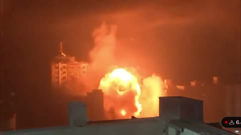 📷 Gaza Close Call | Strike Near Cameraman at 5:12 AM | RCF