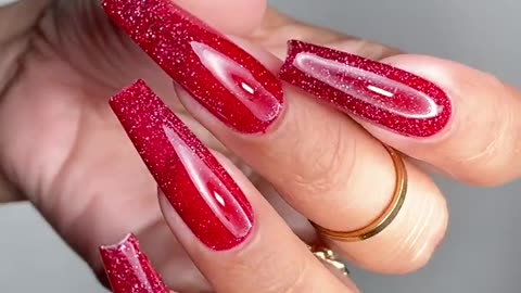 Best Flashy Nails for Christmas with LDS