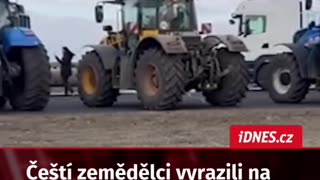 Idnes protest zemědělců ČR
