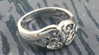 Celtic Knotwork Sterling Silver Ring