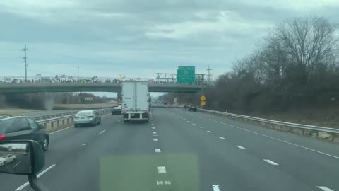 Live now on the DC beltway, Truckers for Freedom USA